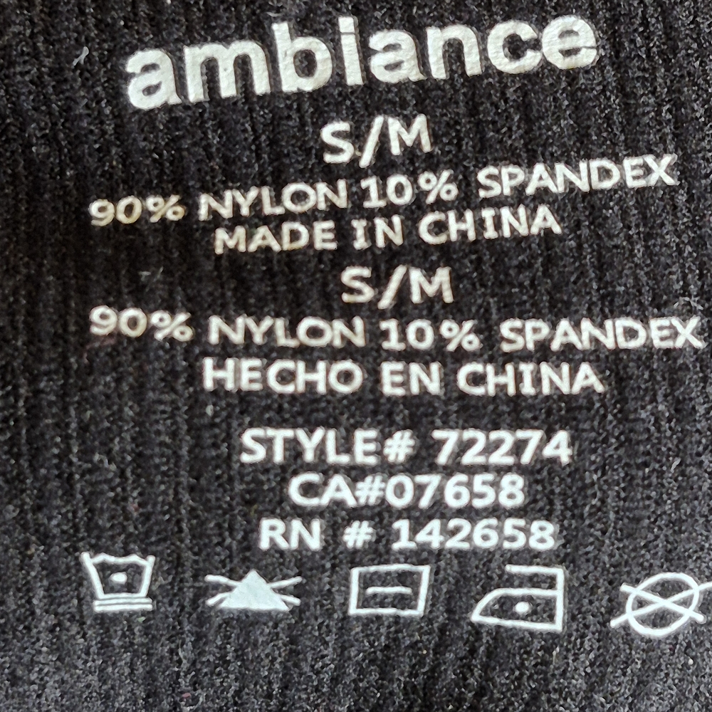Ambiance Black Ribbed Sleeveless Tank Top - Picture 3 of 7